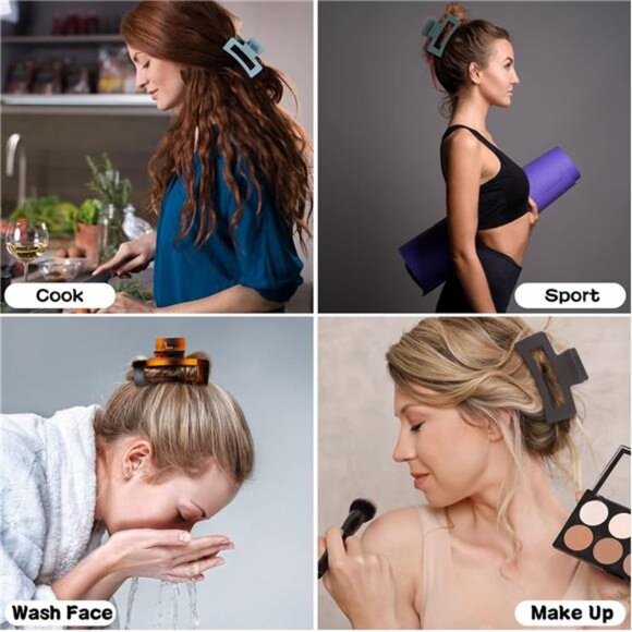 3.5" Square Jaw Clips – 12-Pack, Rectangular - Picture 6 of 7